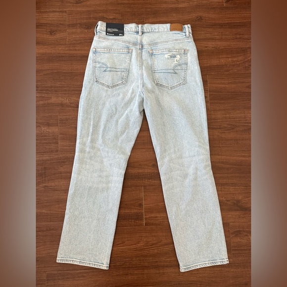American Eagle High Rise Ankle Straight Jeans Size 8R - Picture 2 of 2